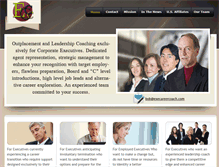 Tablet Screenshot of executivecoachingandcareerconsulting.com